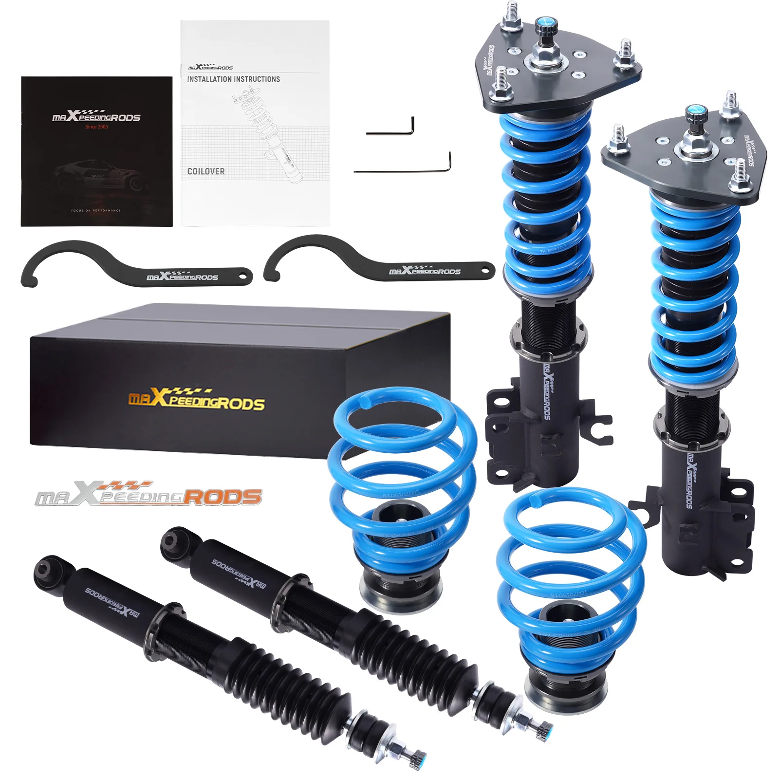 MaXpeedingrods 24 Way Damper Coilovers Struts For Nissan Sentra B17 2013-2019 Shocks Spring Kits
