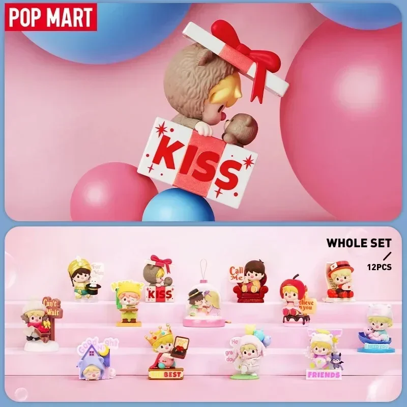 

POP MART Sweet Bean Серия «Language of Love» Слепая коробка Симпатичные аниме-фигурки Украшения Таинственный сюрприз Коллекционные фигурки