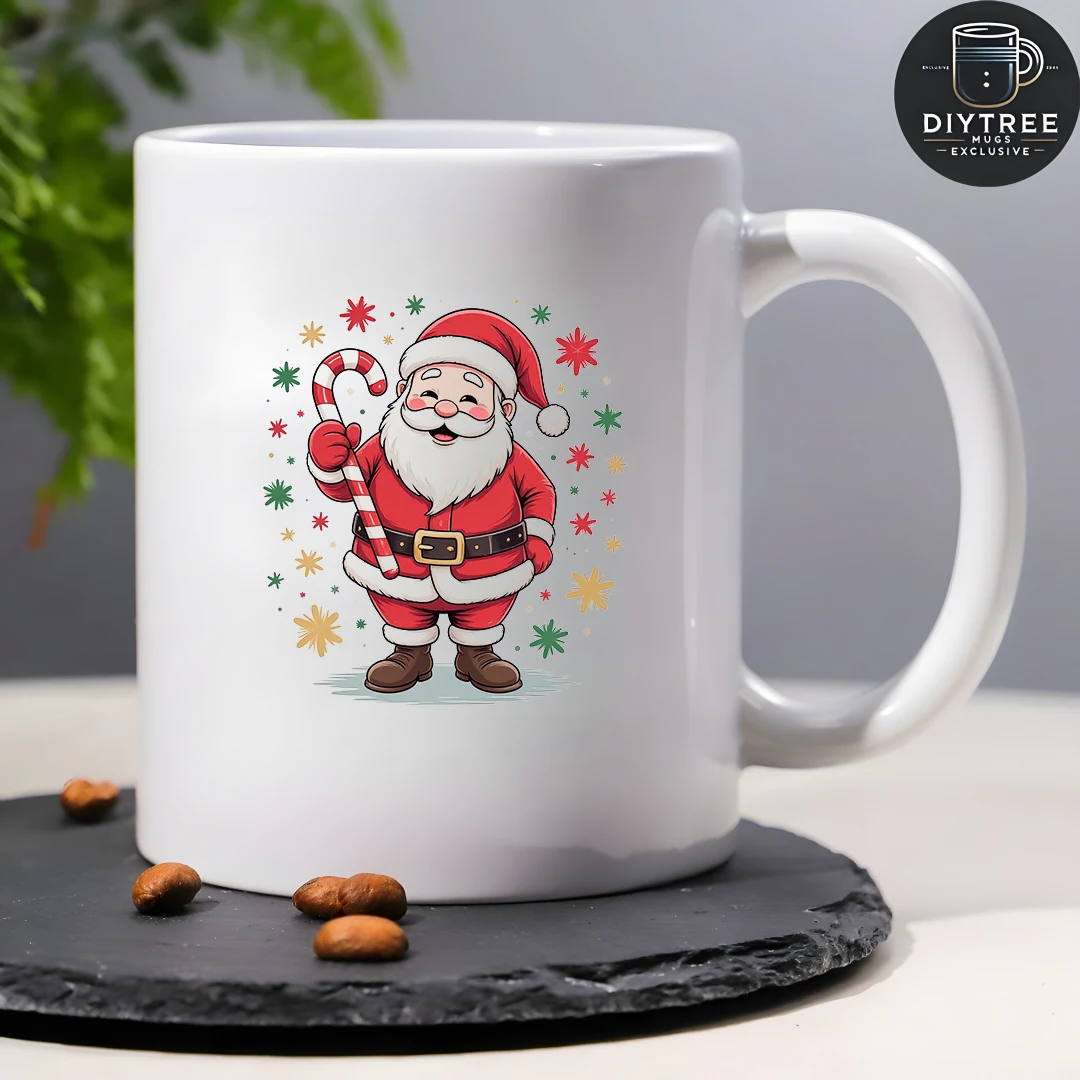 كوب سانتا كلوز كرتوني سعة 11 أونصة للأطفال يشرب كوب هدية عيد الميلاد كوب سانتا كوب مكتب عائلي #4