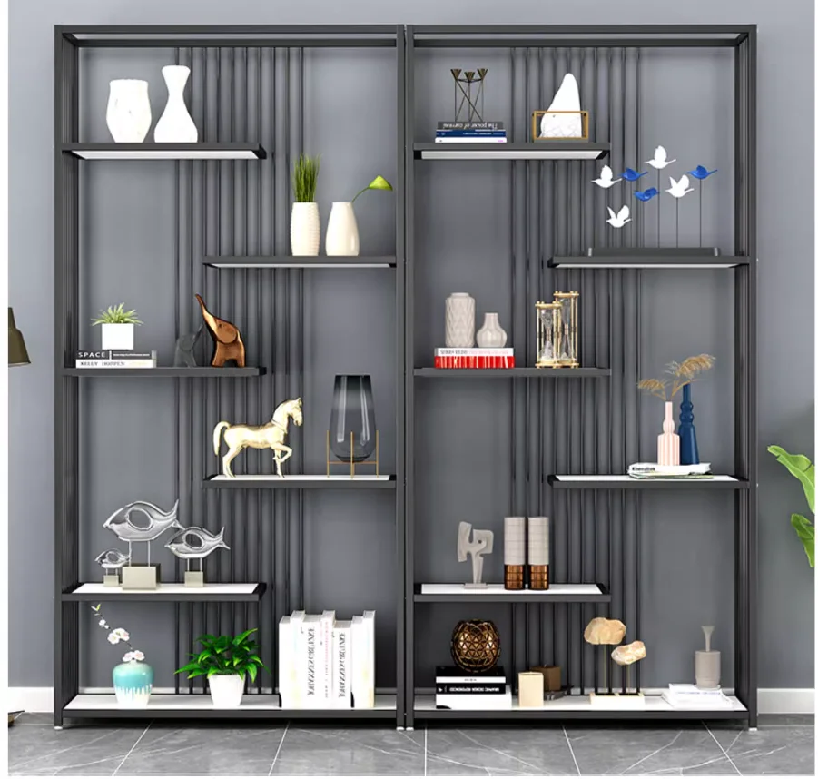 

Product display shelf Multi-layer storage shelf floor office sample live display showcase cosmetics shelf