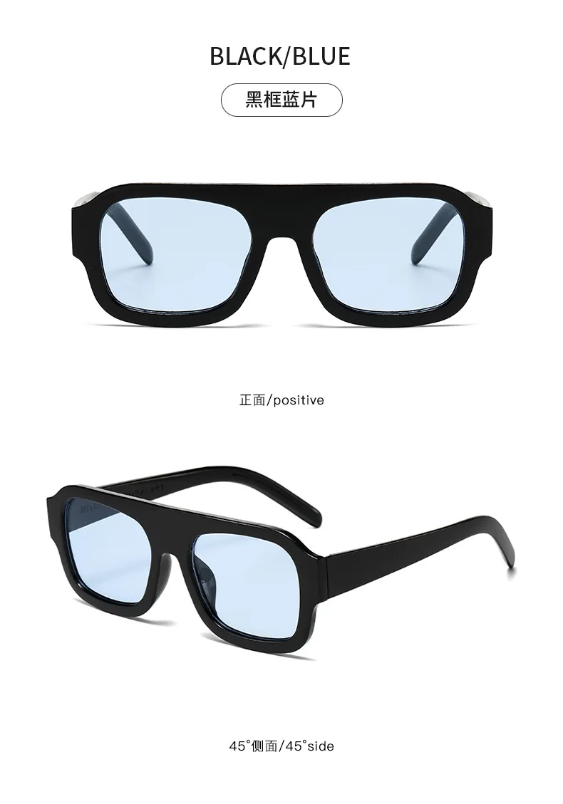 Europäischen Amerikanischen Stil Sonnenbrille Frauen Quadratische Form Große Größe Sonnenbrille Frauen Angeln Fahren Männer Sonnenbrille – Detail 16