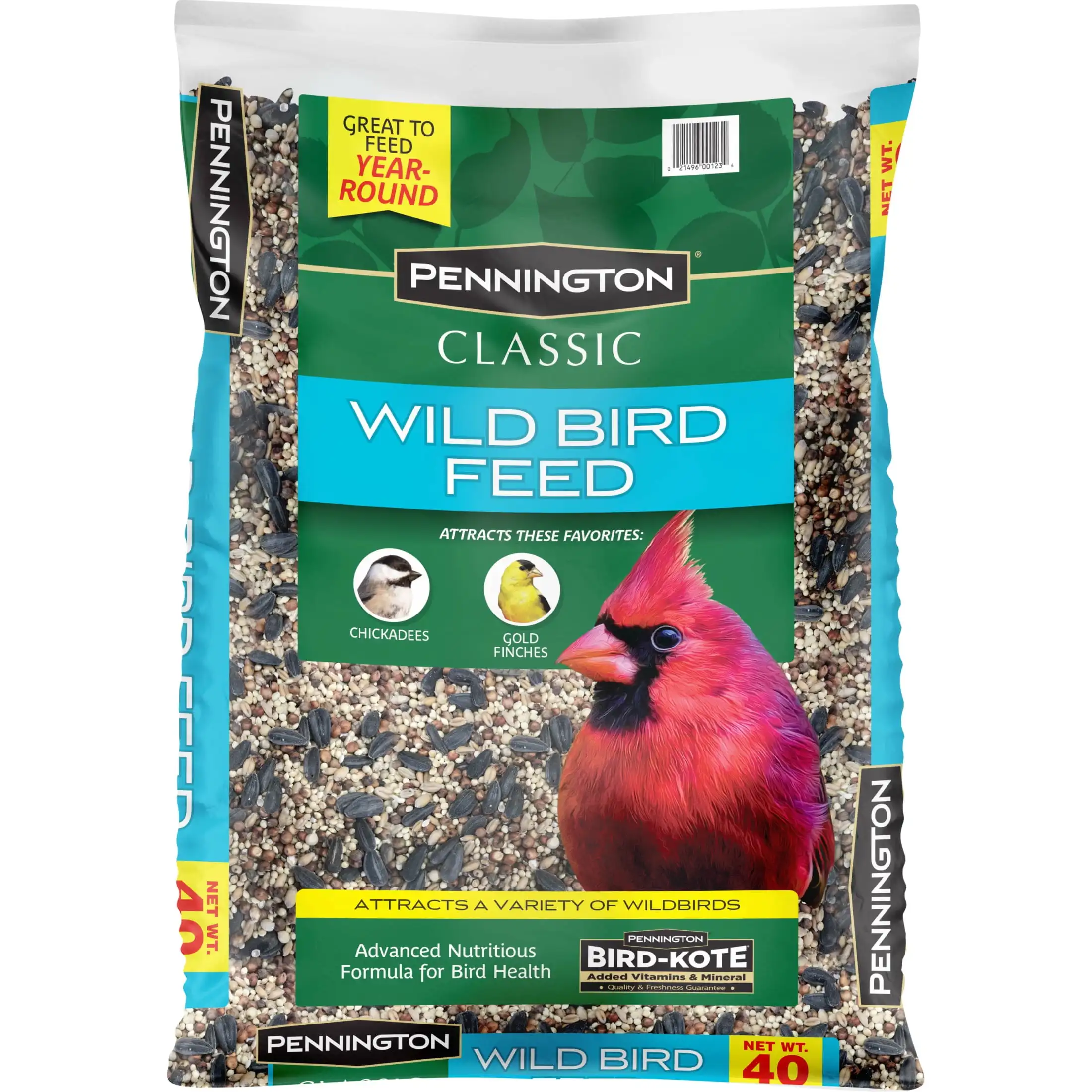 

Classic Wild Bird Feed and Seed, 40 lb. Bag, Dry, 1 Pack