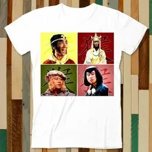 The Nature of Monkey Magic Collage T Shirt Adult Unisex Men Women Retro Design Tee Vintage Top A4983