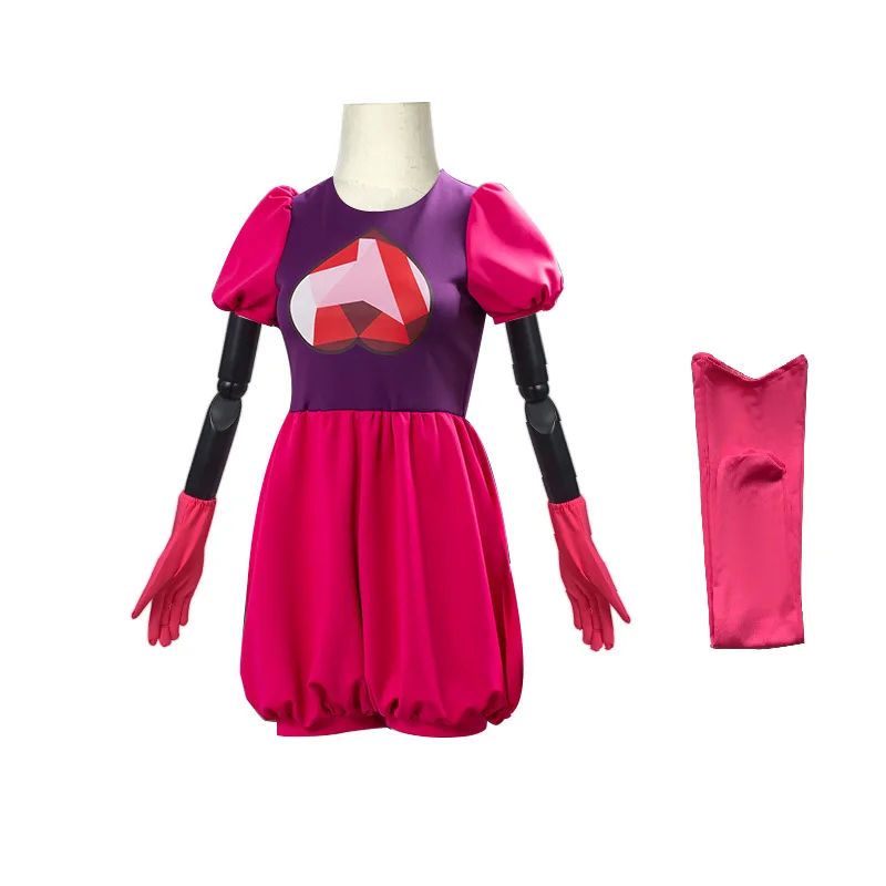 

Steven Universe Spinel Gem Cosplay Costume Women's Ethnic Stage Wear 8%-90% Polyester Spring Animation Inspired