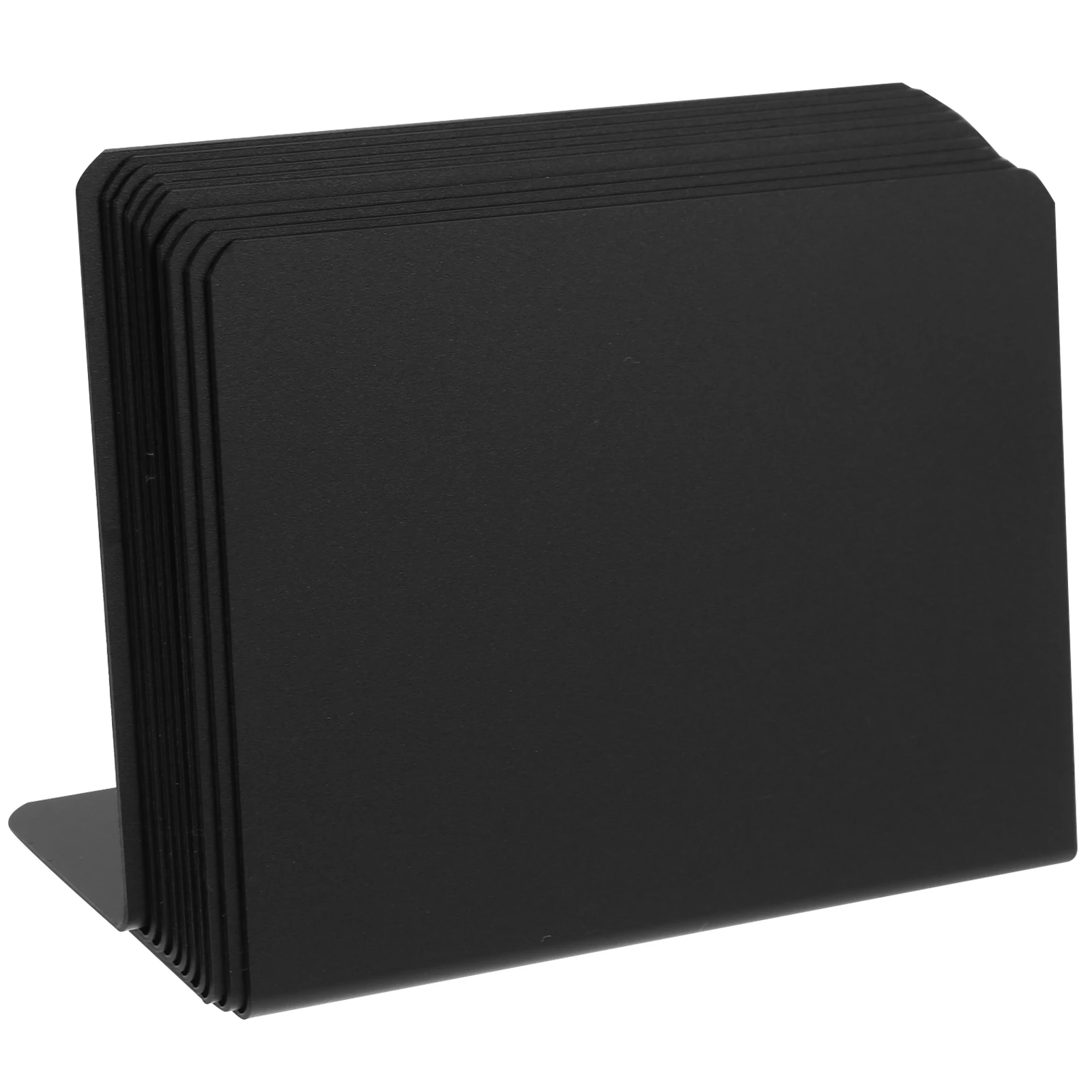 

10pcs Mini Chalkboard Signs Handwritten Menu Cards Reusable PVC Display Tents Table Top Standing Memo Boards Small Blackboards