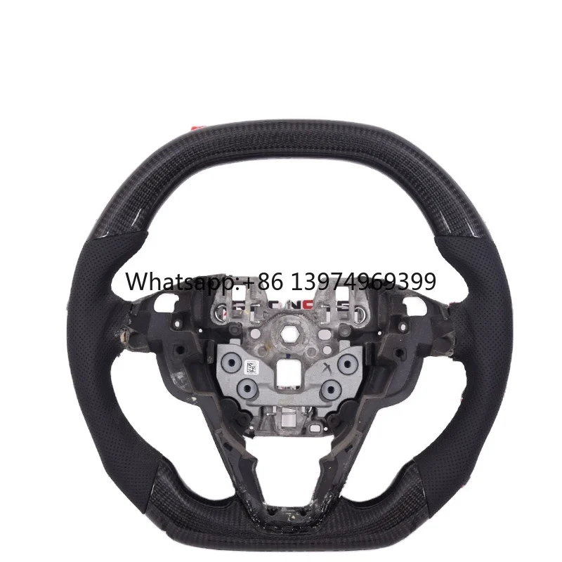 2022 Hot Selling Led Real Leather Carbon Fiber Sport Car Steering Wheel for Nissan
