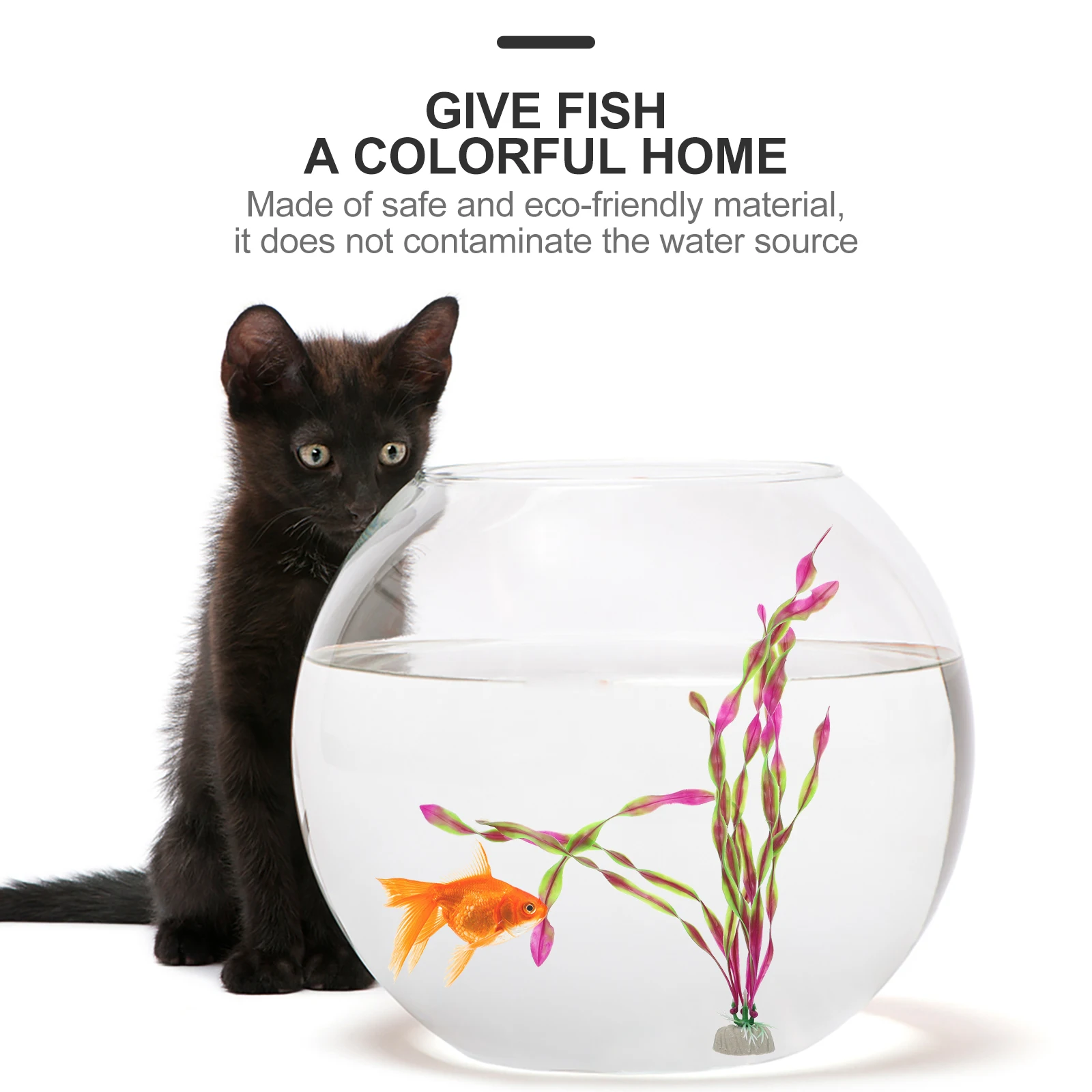 

10 Pcs Simulated Seaweed Decoration Landscaping Fake Artificial Fish Tank Simulation Aquatic Plant Aquarium Faux