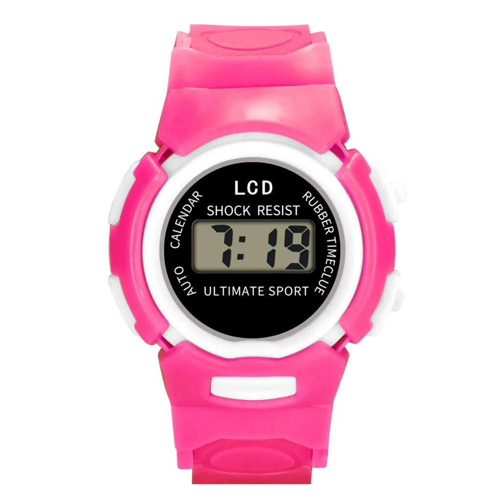 

Children Girls Analog Digital Sport Led Electronic Waterproof Wrist Watch New Electronic Digital Wrist Watches For Student