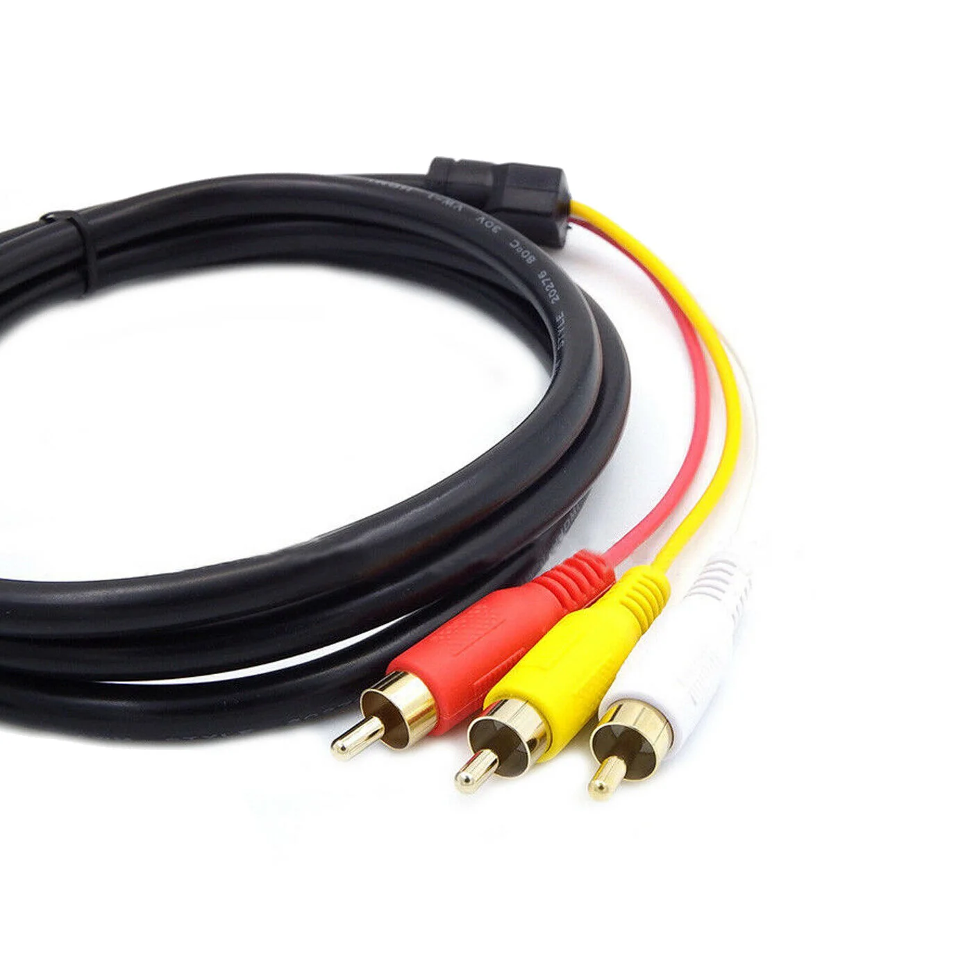1080P HDMI-Compatible Male S-Video To 3 RCA AV Audio Cable W/SCART To 3 RCA Phono Adapter