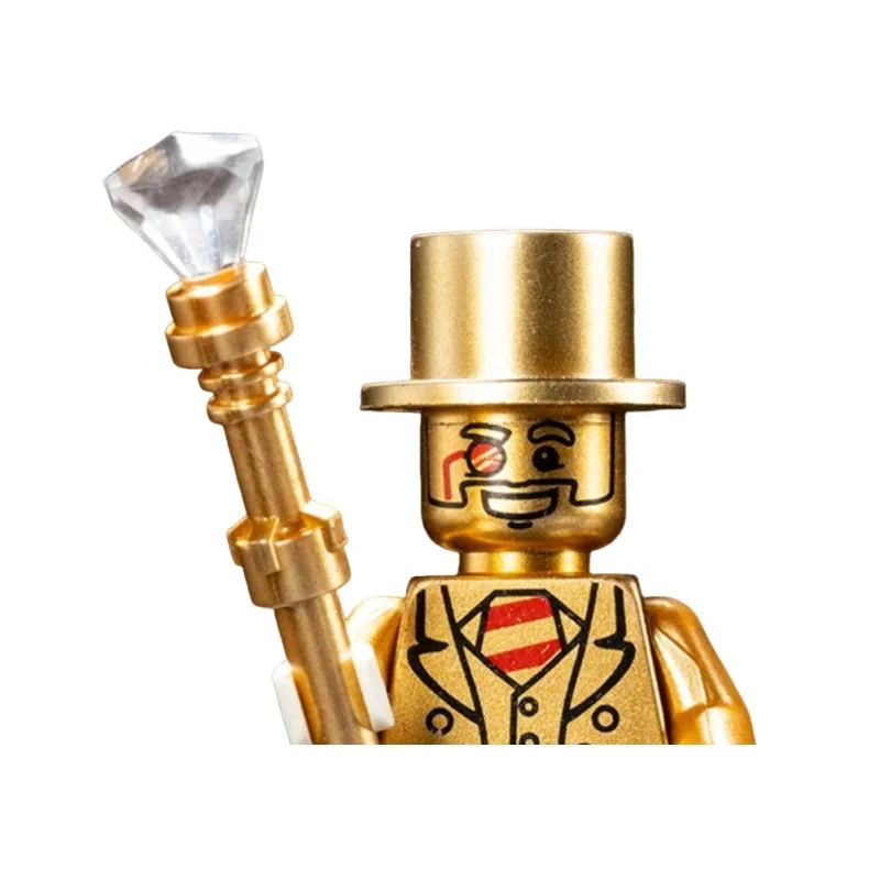 Image of PG999 Chrom Mr. Gold Bausteine Mini-Actionfiguren Spielzeug