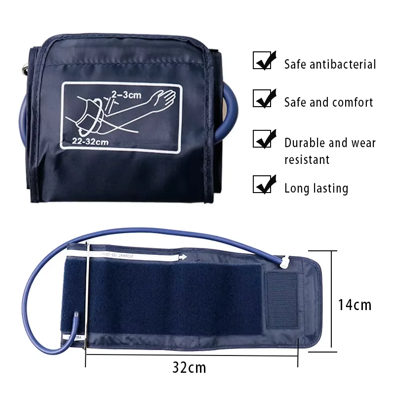 JUSTLANG 22-32cm/22-42cm Blood Pressure Monitor Cuff for Sphygmomanometer Measuring Belt Armband Tonometer Sleeves Medical Cuff - view 4