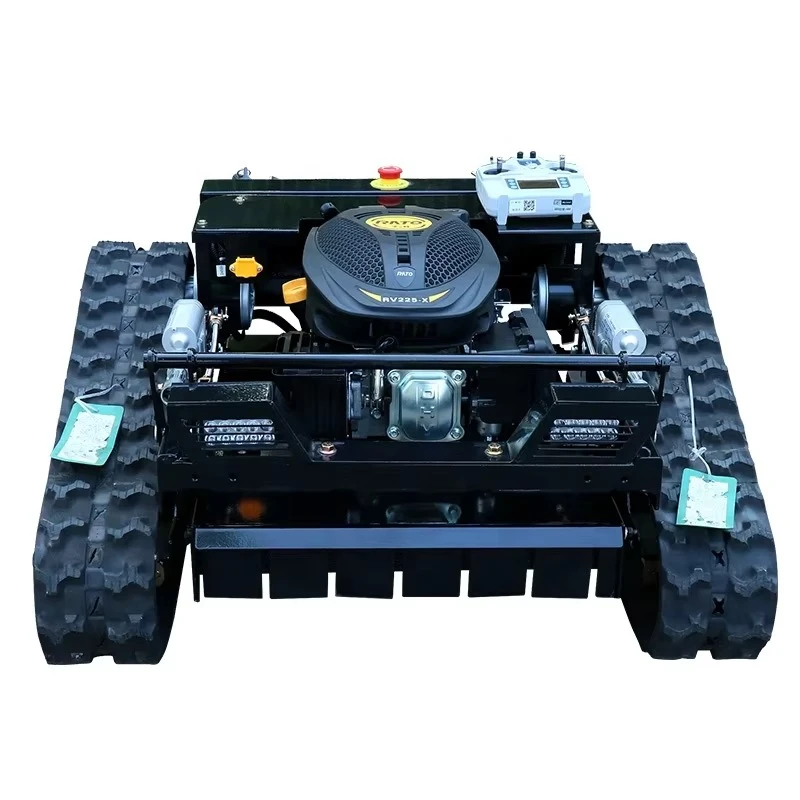 روبوت ذكي مخصص جزازة العشب ذاتية الدفع، قاطع جزازة العشب RC لجزازة المنحدرات الشديدة مناسبة للحدائق