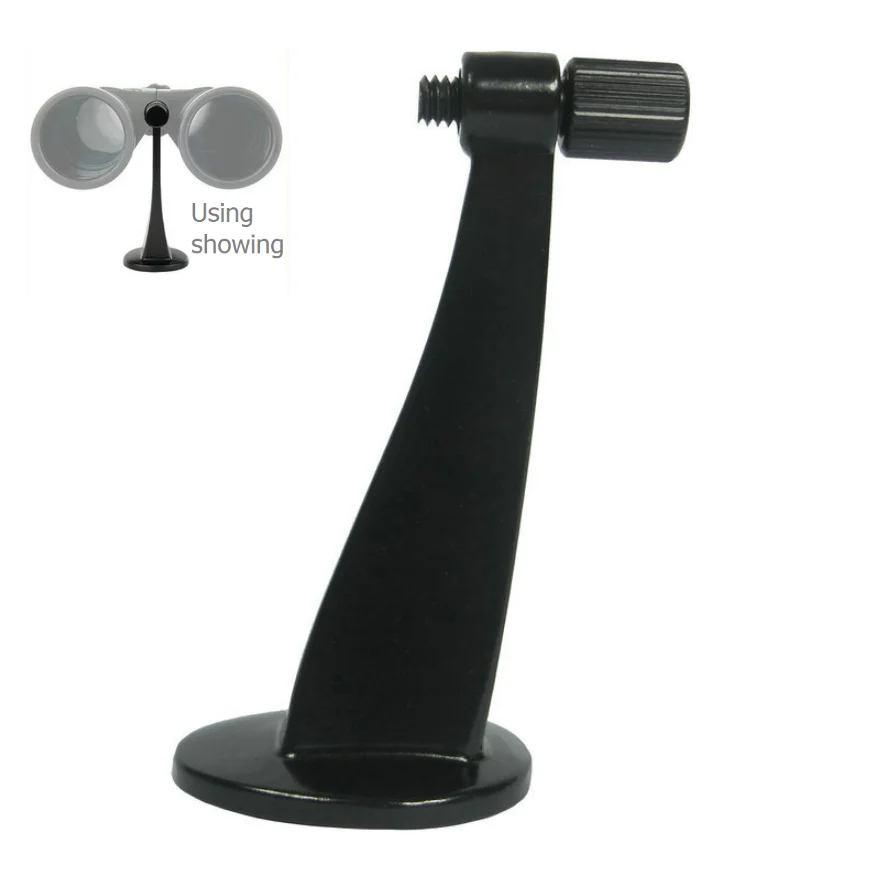 Metal Binoculars Stand Adapter Mount Telescope Connection Tripod Bracket Hands Free Holder Adaptor 1/4