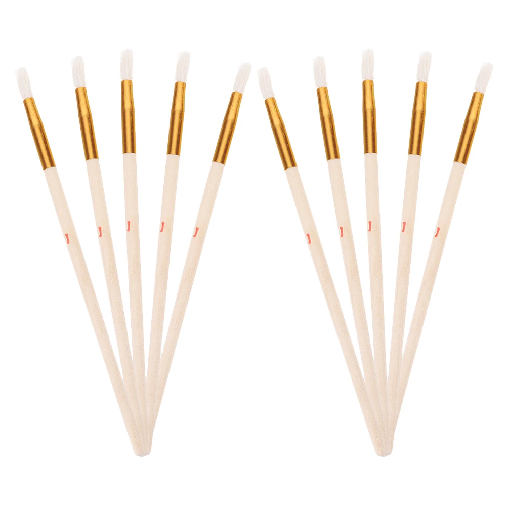 

10pcs Hydroponic Growing Pen Soft Bristles Manual Pollinator Versatile Garden Tool for Vegetables Flowers Fruit Tree
