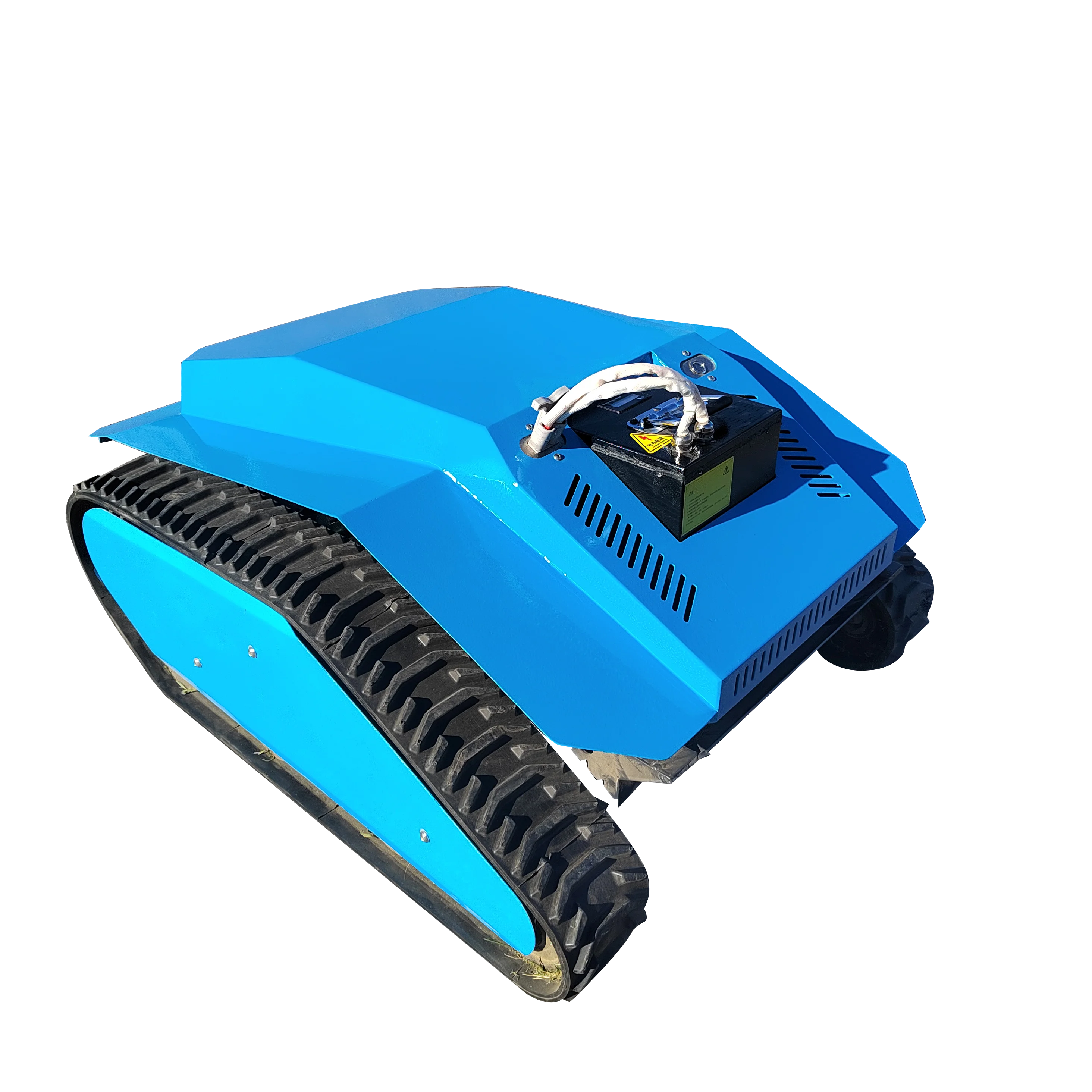 Schneidemaschine für den Garten, elektrischer Start, langlebiger, multifunktionaler Rasenmäher mit Fernbedienung