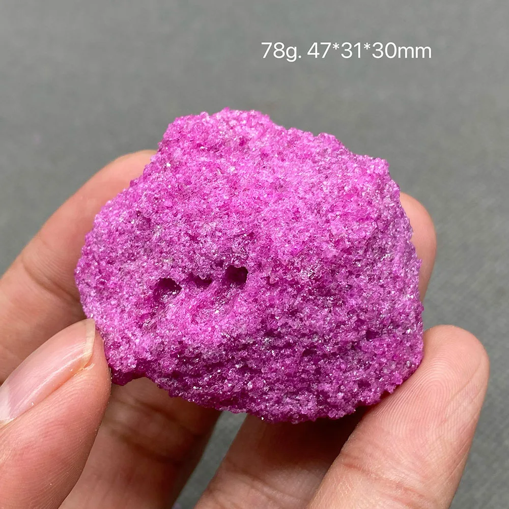 Best 100% Natural Myanmar Chocolate color Ruby Rough Mineral Specimens  Fluorescence Effect Red Healing Crystal Gem