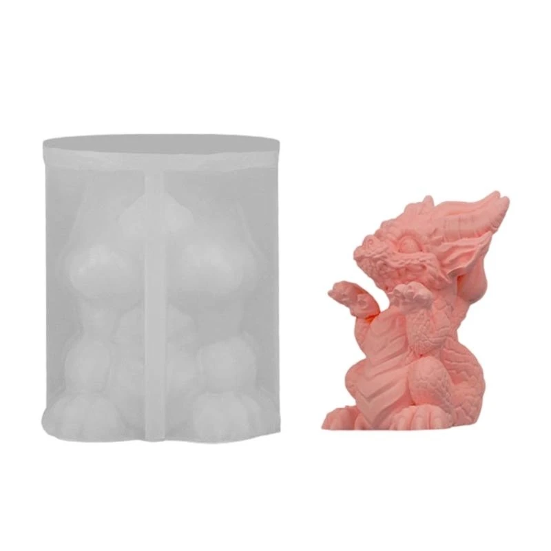 

Creative Dragon Silicone Mold Home Decoration Gypsum Mould Jewelry Mold