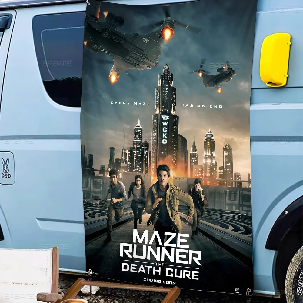 The Maze Runner Movie_6X Advanced Printing Commercial Advertising Flag Company Party Banner