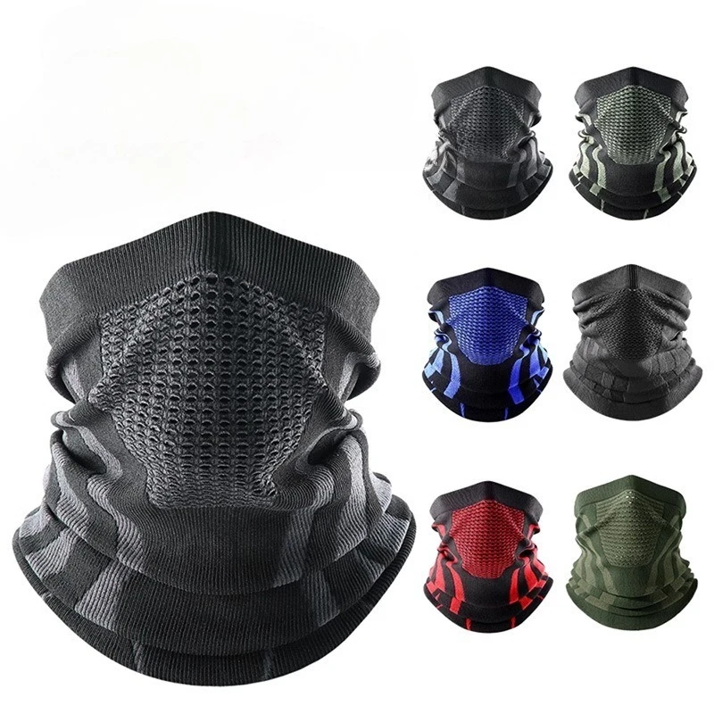 

Велосипедная маска для лица, зимний морозостойкий теплый шарф, альпинистские гетры, дышащий бесшовный шарф, защита для ушей, лица, шеи