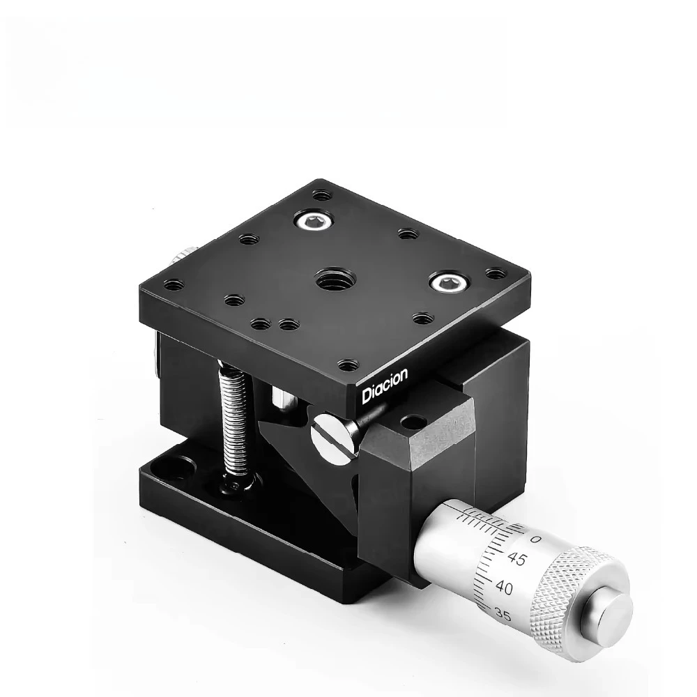 LZP40 Manual Lifting Stage Horizontal Z-axis Cross Roller Guide Micrometer Heads Linear Guide Blocks for Camera Align