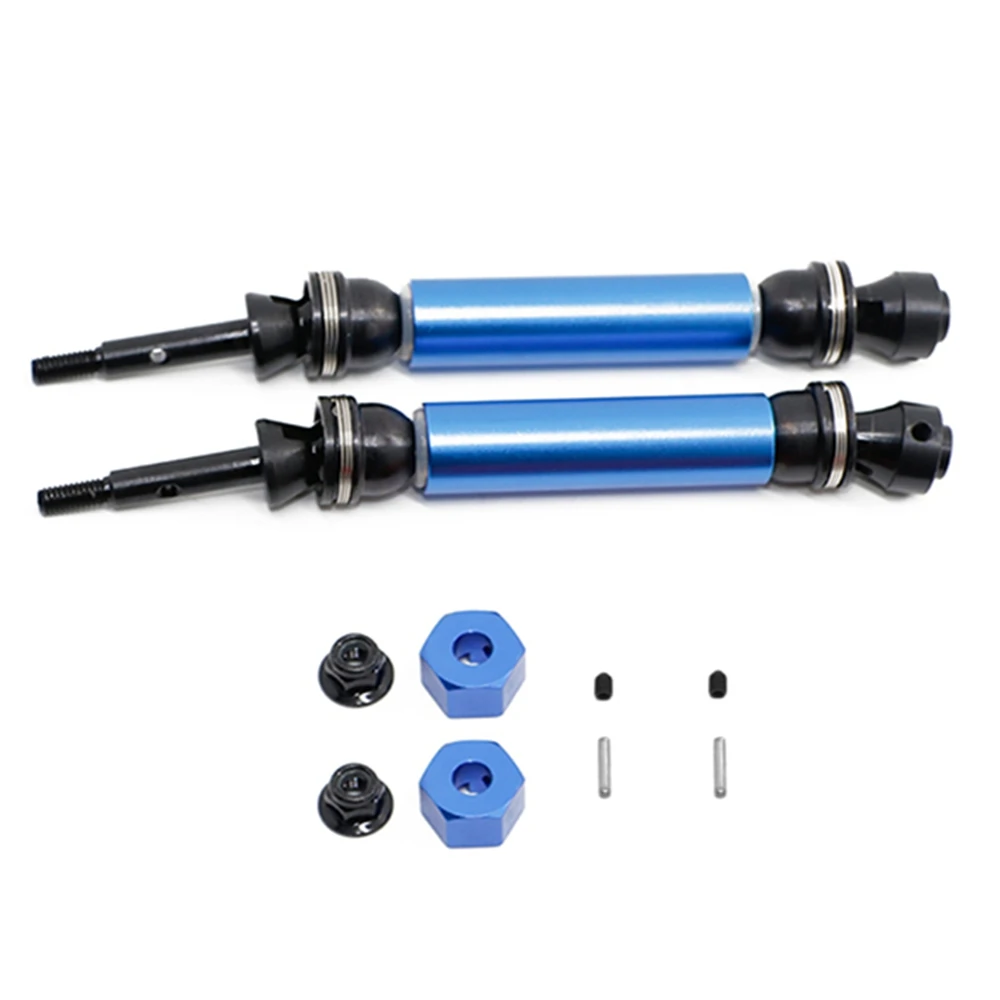 Y34A 2Pcs Rear Drive Shaft CVD for 1/10 2WD Series Ruckus Torment Circuit AMP RC Car Upgrade Parts,2