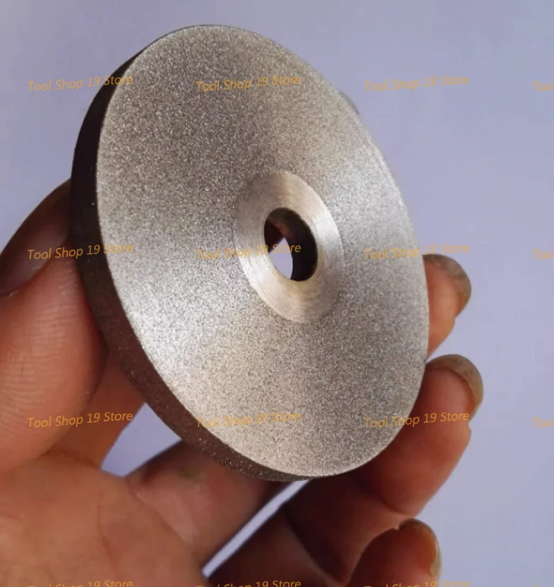 60x5x10mm Hole Grinding Wheel Electroplated Diamond Three Side grinding Polisher Alloy