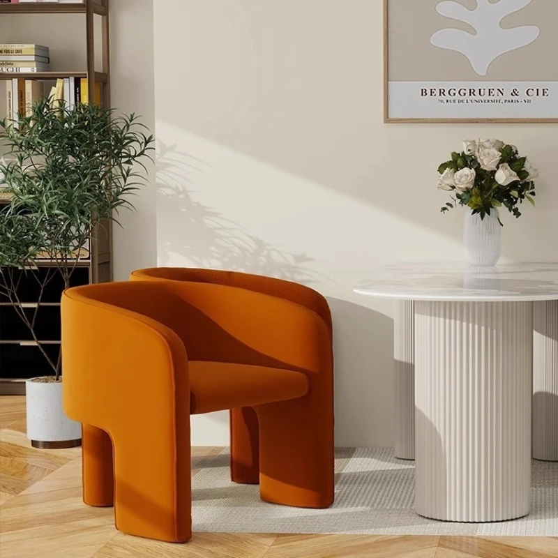 

Slate dining table French cream style oval simple wabi style home dining table and chairs light luxury style