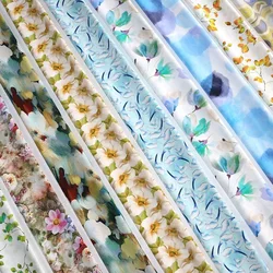 Summer Printed Rayon Fabric By Meters for Needlework Clothes Dress Pajamas Sheet Diy Sewing Soft Breathable Smooth Cloth Flower
