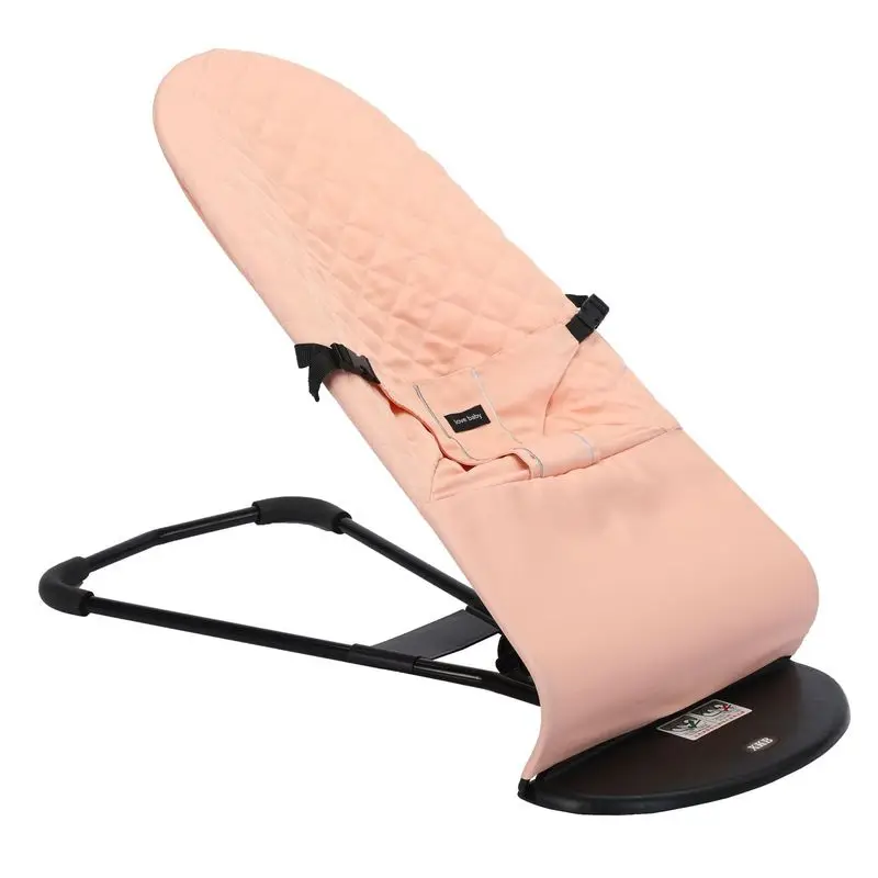 Portable Foldable Baby Bouncing Rocking Chair Infant Soothing Sleeping Seat Comfortable Relax Toddler Bouncer for Newborn Kids B