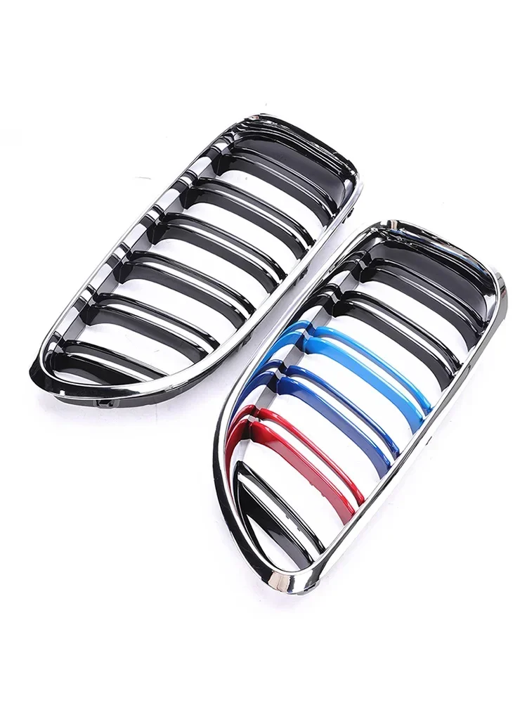 M6 Chrome Black Lower Grills Mesh Facelift Racing M Color Grille Cover For BMW 6 Series F12 F13 F06 2011-2017 Car Accessories