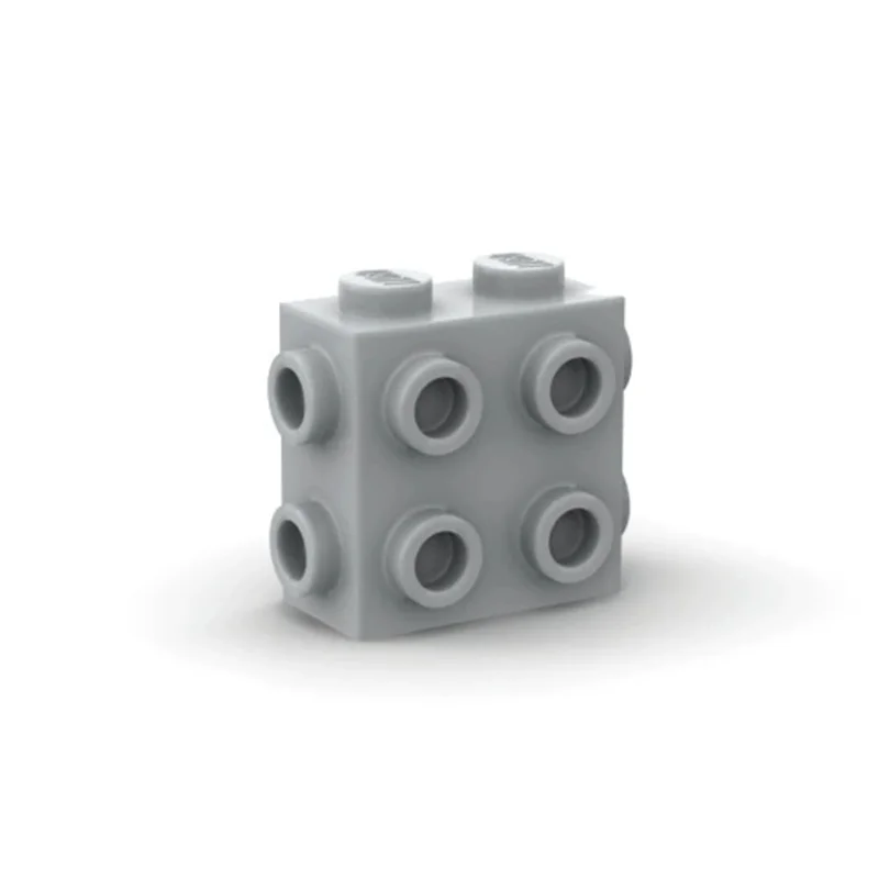 50 Stück 67329 Modifizierter 1x2x1 Baustein-Bausatz 2/3 mit Noppen an den Seiten, Partikel-Idee, Lehrreiches Spielzeug, Geburtstagsgeschenk für Kinder – Detail 12