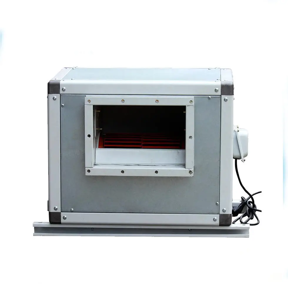 Double Inlet High Efficiency Centrifugal Fans Fire Protection Smoke Exhaust Ventilation Cabinet 200-560mm Insulation Engine