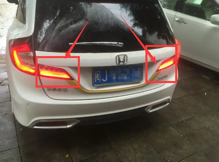 

Car Tail lights For Jade Taillights LED DRL Running lights Jade Fog light Rear parking lights 2013 2014 2015 2016year