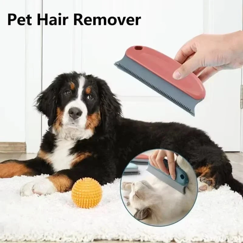 Effective Pet Hair Remover Brush Gently Shaves Wool Fur Clean Pet Hair Detailer Home Supplies for Carpet Clothes Sofa Furniture