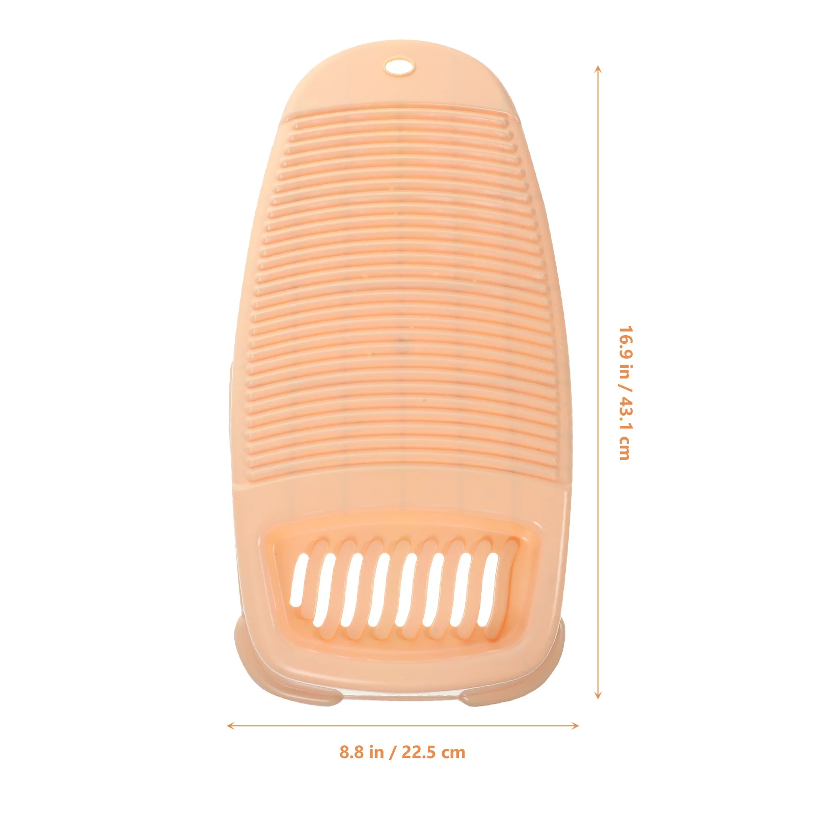 

Thick Laundry Board Non slip Durable Plastic Washboard for Home Use Large Beige Portable Hanging Easy Storage Reusable