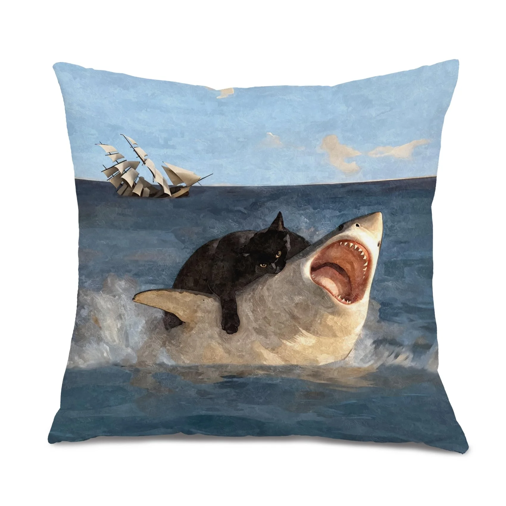 Vintage Arts & Crafts Whimsical Animal Print Double-Sided Throw Pillow Covers, Decorative Cushion Cases for Sofa and Bedroom