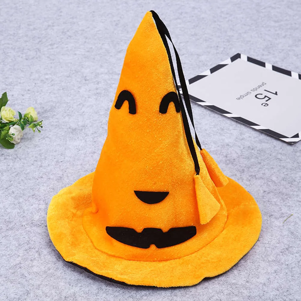 

4Pcs Halloween Pumpkin Hat Creative Lightweight Cloth Cosplay Party Props Funny Masquerade Cap for Festival Role Play