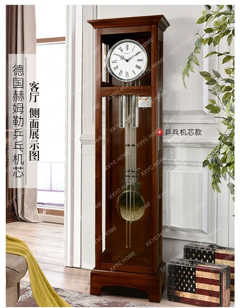 DD  floor clock living room modern simple   mechanical light luxury floor clock