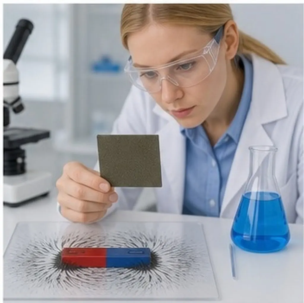 Magnetic Pole Display Viewer Sheet Clear Magnet Field Visualization Tool for Classroom Teaching Lab Experiment Magnetic