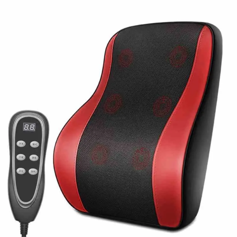 S-shaped neck massage pillow multi-function back waist massager massage cushion chair cushion cushion for leaning on of househol