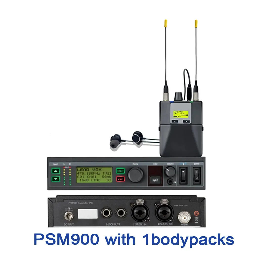 PSM900 draadloos in-ear monitoringsysteem P9T zender P10R ontvanger podiumopname studio stereo monitoringsysteem 542-578MHz