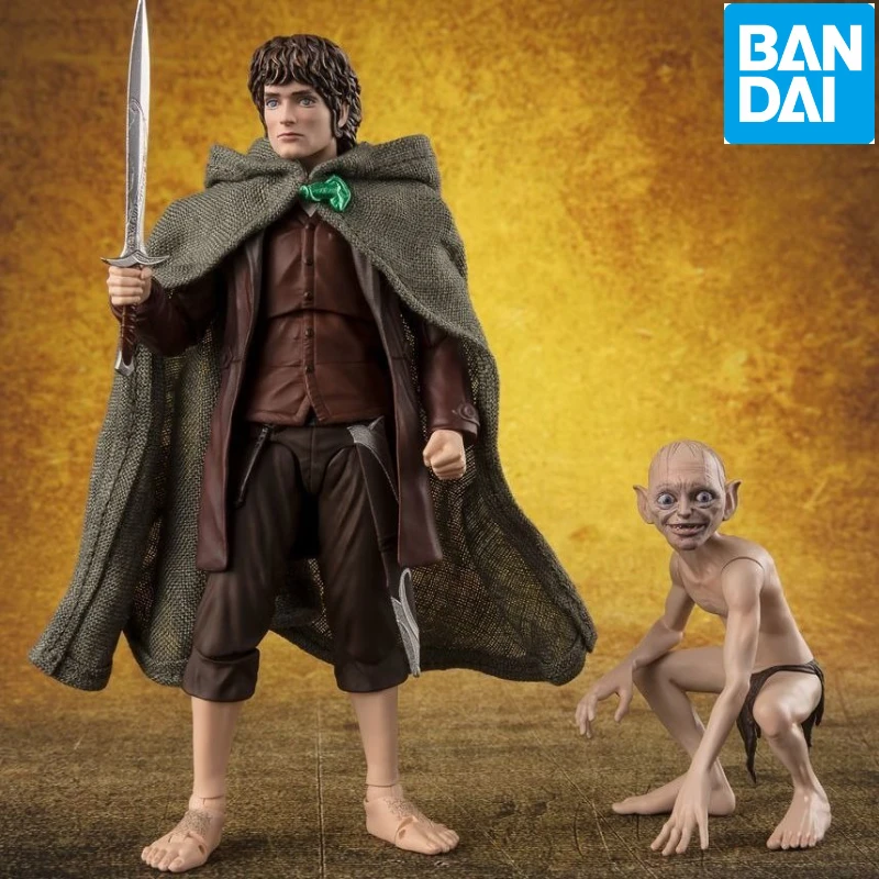 

In stock Bandai SHF Lord of the Rings Lord of the Rings Frodobakins Gollum Ring Messenger Movie Model