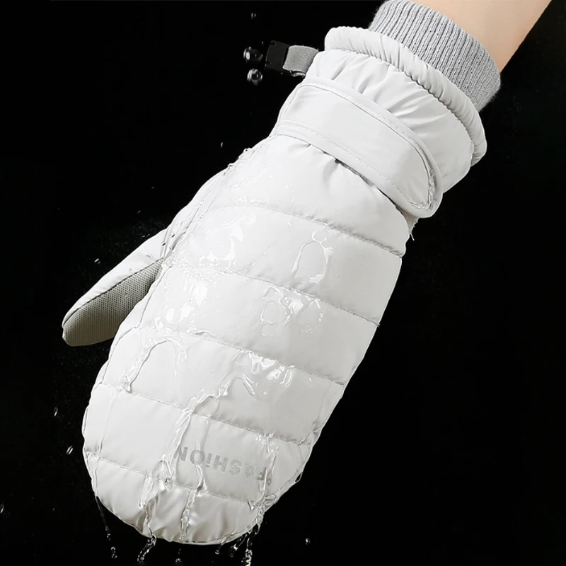 Guantes para deportes de invierno, guantes térmicos antideslizantes para nieve y esquí, accesorios para Snowboard, guantes cálidos de bolsillo impermeables para montar para hombres y mujeres