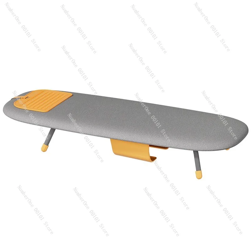 Home Laundry Folding Tabletop Ironing Board Professional Clothes Pressing Board with Iron Rest Rack Compact Storage Design