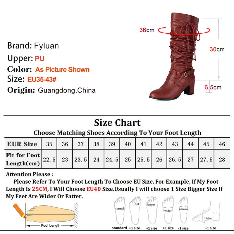 2025 خريف شتاء الأحمر القوس مطوي المرأة منتصف العجل الأحذية جولة تو فارس الأحذية سميكة سوليد الكعوب 6.5 سنتيمتر الجانب سستة مكدسة الأحذية #3