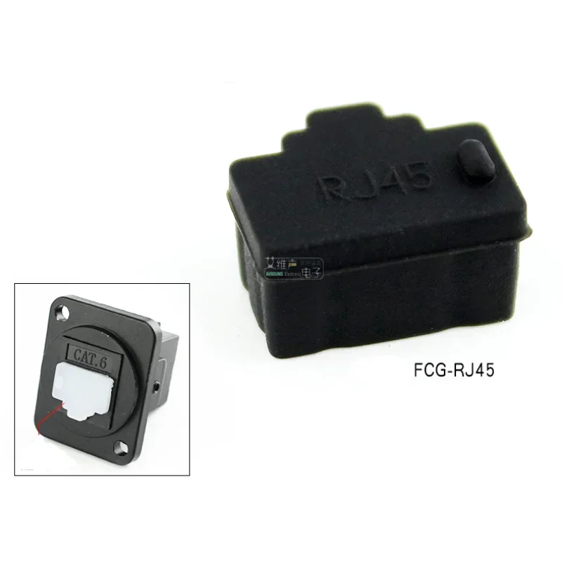

10 шт. пылезащитные мягкие силиконовые заглушки FCG-RJ45 для сетевого кабеля LAN, интерфейс передачи данных, пять типов RJ45