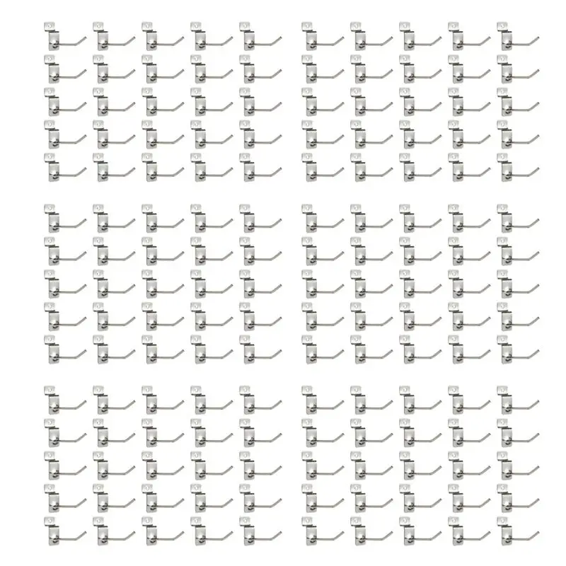 ABJI-150 X Slatwall Single Hook Pin Shop Display Fitting Prong Hanger 50Mm
