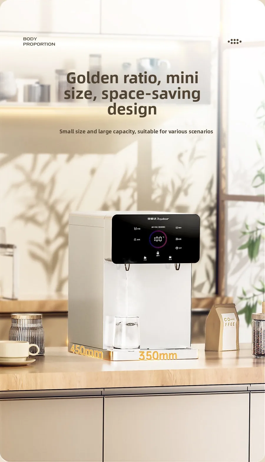 

Water dispenser, household small direct drinking water, water purifier, desktop heating and drinking machine