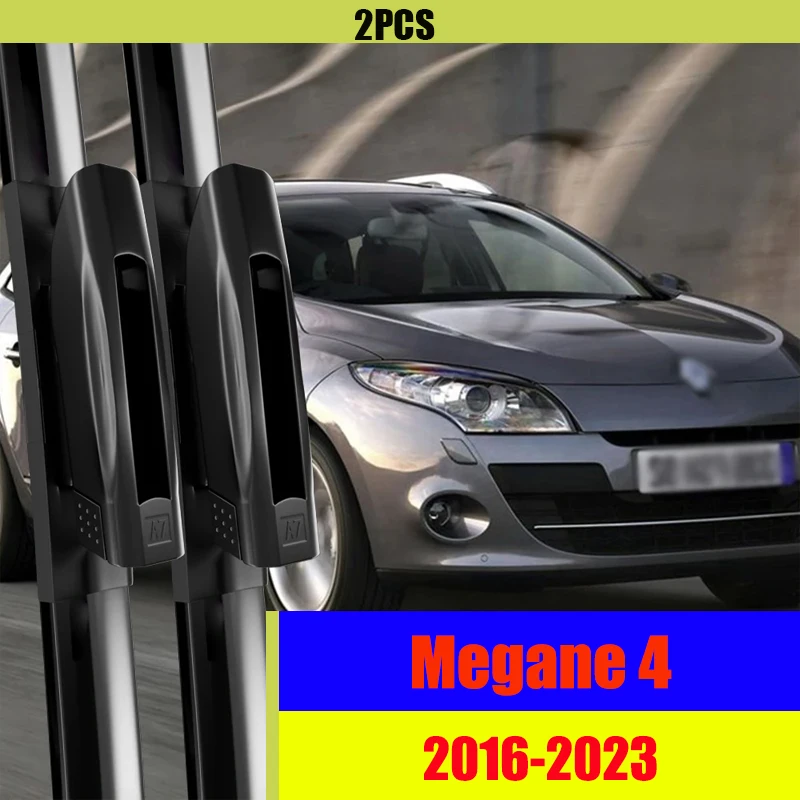 

Front Wiper Blades For Renault MEGANE 4 IV 2016 - 2023 Hatchback GT RS Grandcoupe Grandtour B9A BFB 24"+18" Brushes Accessories