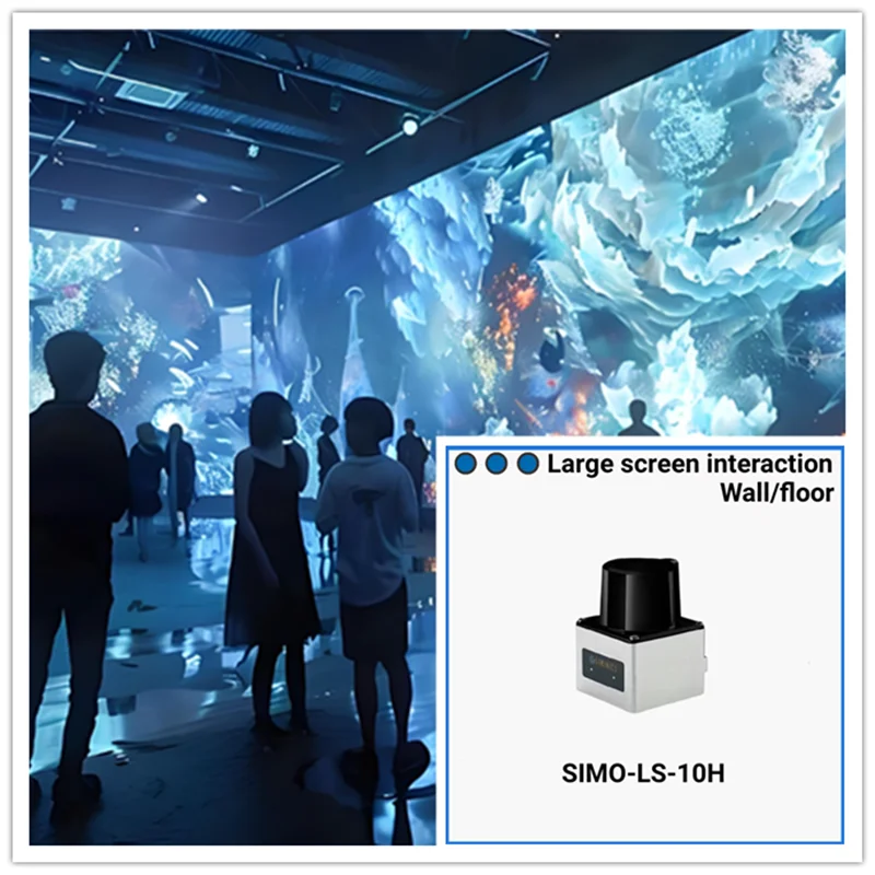 Support TUIO,UDP SIMINICS PAVO lidar Simulate mouse multi touch system
